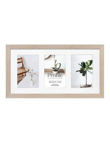 Australia Made Timber Collage Photo Frame 8x16 Inch/4x6 Inch (3) in Polar Birch