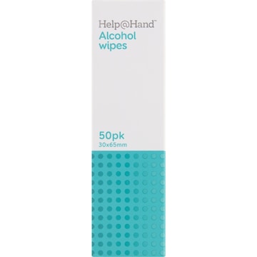 Help@Hand Alcohol Wipes 50 pack