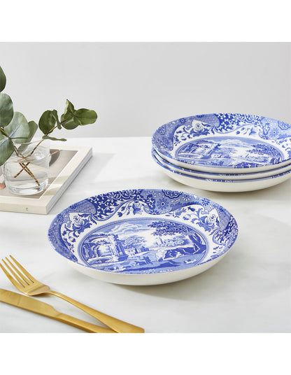 Blue Italian Pasta Bowl