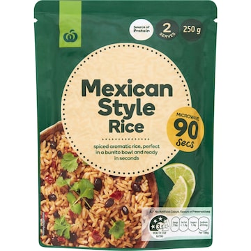 Woolworths Mexican Style Rice 250g