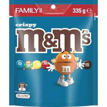 M&M's Crispy Milk Chocolate Snack & Share Bag 335g