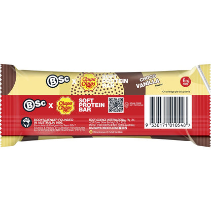 BSc Body Science Chupa Chups Soft Protein Bar Choco Vanilla 55g