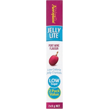Aeroplane Jelly Lite Crystals Port Wine 9g x 2 pack
