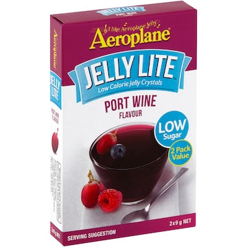 Aeroplane Jelly Lite Crystals Port Wine 9g x 2 pack