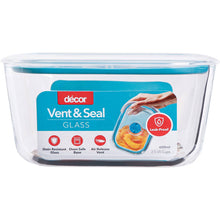 Decor Vent & Seal Glass Container Oblong 600mL
