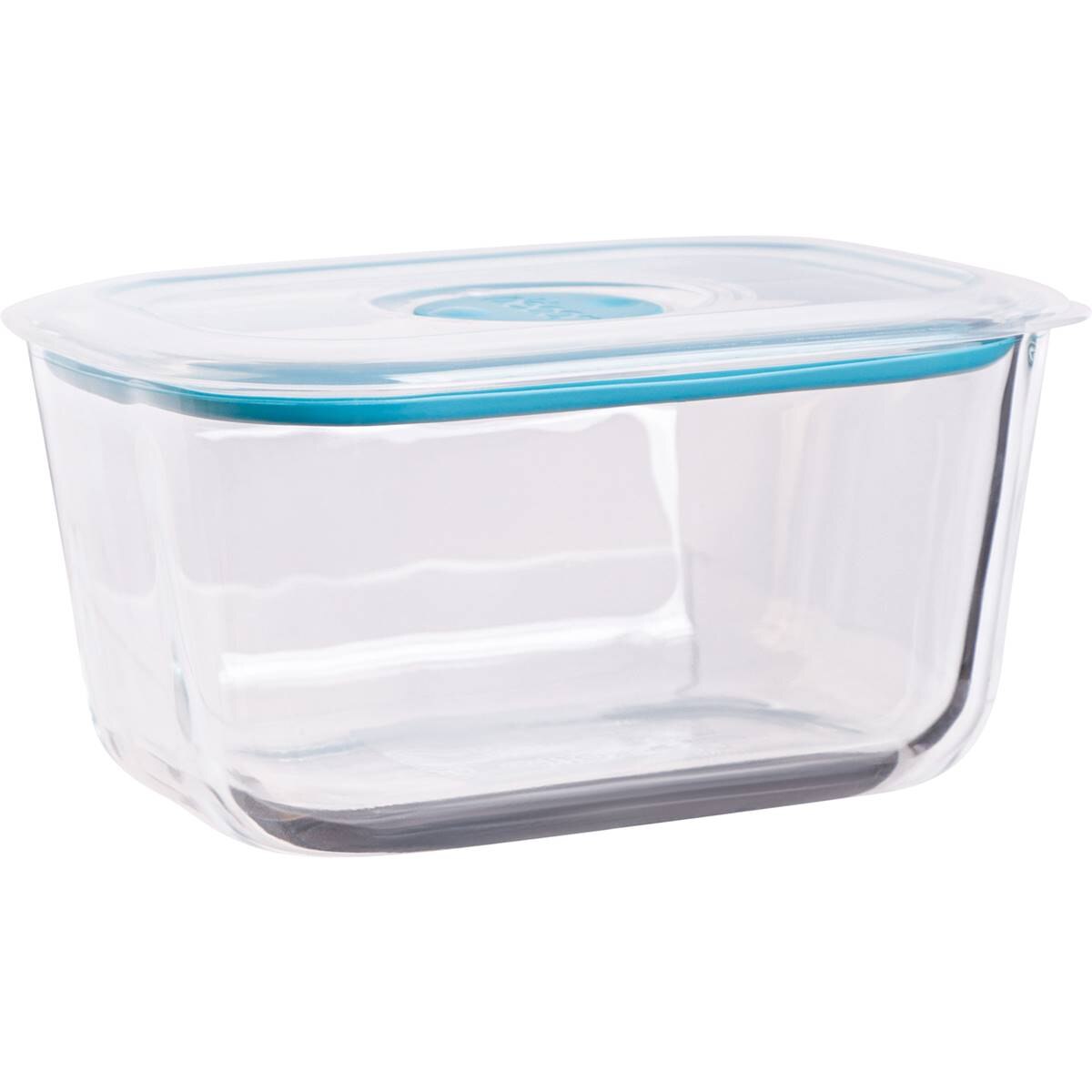 Decor Vent & Seal Glass Container Oblong 600mL
