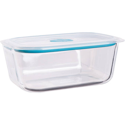 Decor Vent & Seal Glass Container Oblong 1L