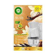 AIR WICK SCENTED OIL PLUG-IN OIL DIFFUSER + REFILL SWEET VANILLA & SHEA BUTTER 19ML