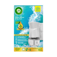 AIR WICK SCENTED OIL PLUG-IN OIL DIFFUSER + REFILL OCEAN WAVES & SEA SALT 19ML