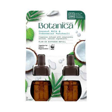 BOTANICA BY AIR WICK PLUG- IN DIFFUSER REFILL COCONUT MILK & INDONESIAN PATCHOULI 2 X 22ML