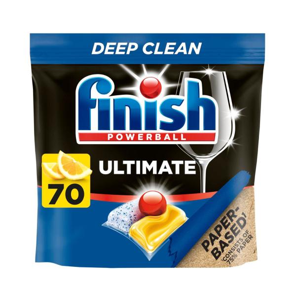 FINISH ULTIMATE DISHWASHING TABLETS LEMON 70 PACK