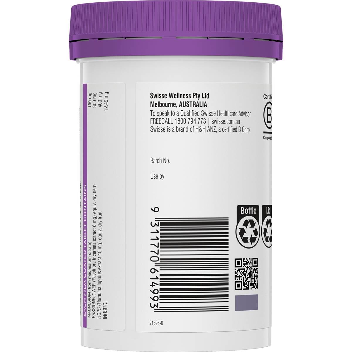 Swisse Ultiboost Magnesium + Sleep Tablets 100 pack