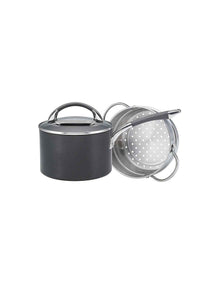 Endurance+ Nonstick Induction Saucepan With Bonus Steamer 18cm/2.8L
