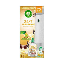 AIR WICK AEROSOL-FREE AUTO SPRAY ESSENTIAL OIL + REFILL SWEET VANILLA SHEA BUTTER 228ML