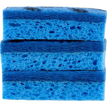 Vileda Anti-Bacterial Sponge Scourer Non-Scratch 3 pack