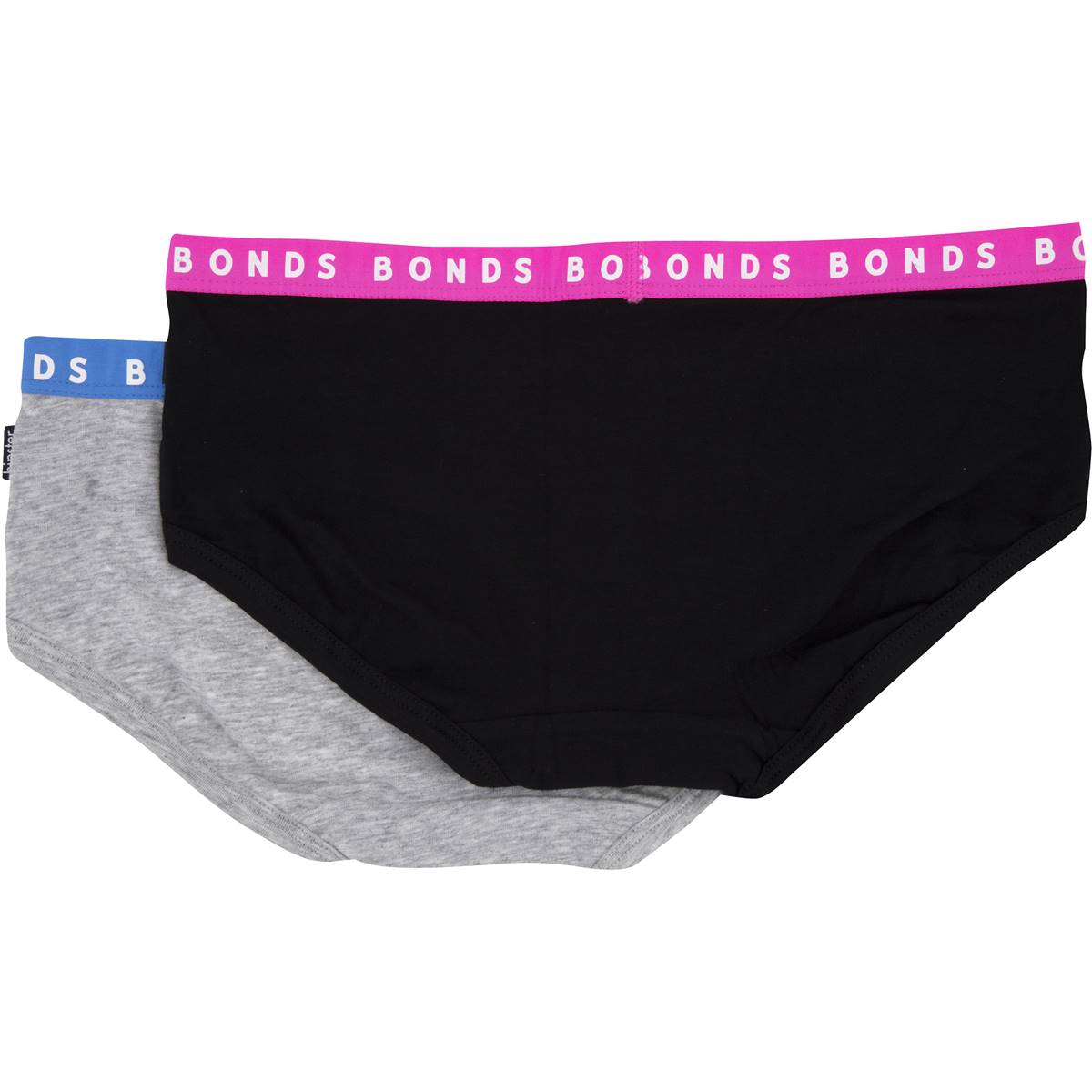 Bonds Ladies Hipster Boyleg Size 10 Assorted 2 Pack