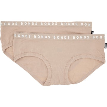 Bonds Ladies Hipster Boyleg Size 14 Assorted 2 pack