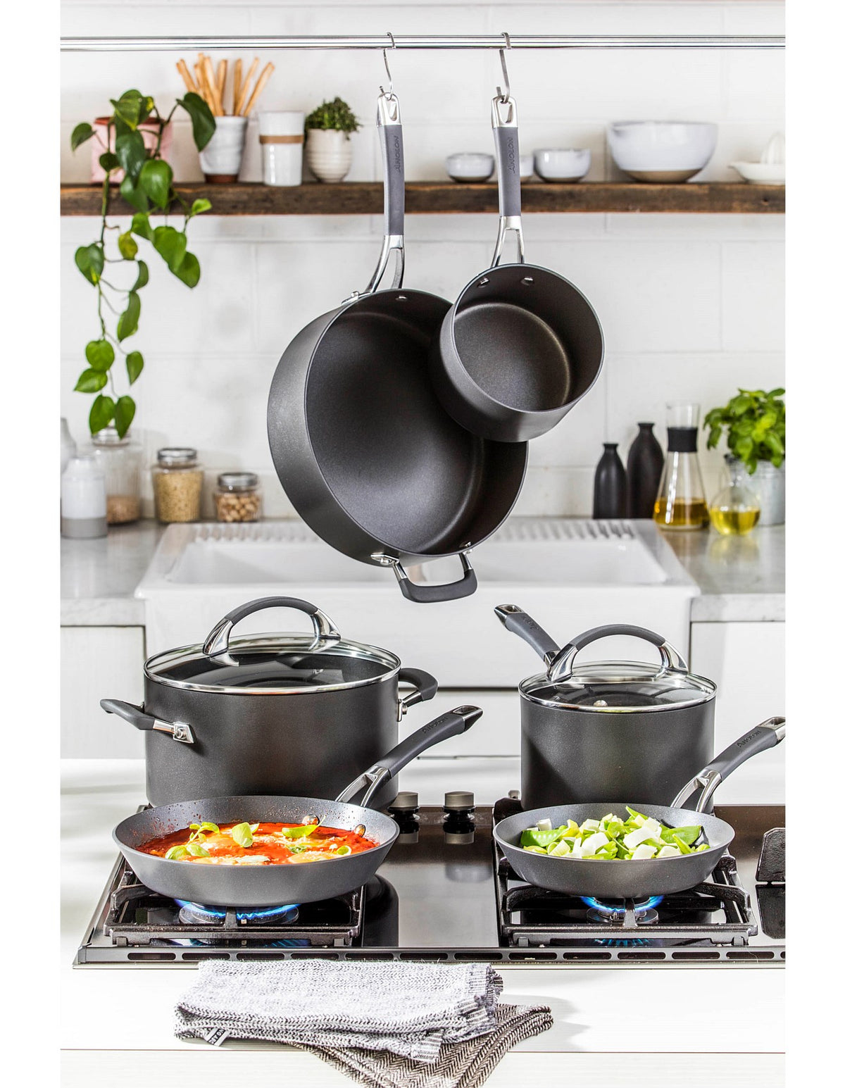 Endurance+ Nonstick Induction 6 Piece Cookware Set