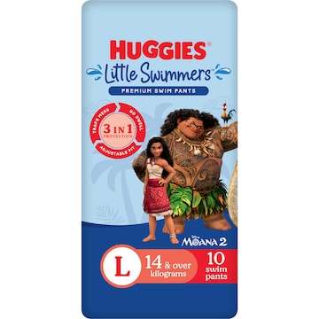 Huggies Little Swimmers Disposable Swim Nappies Large (14+kg) 10 pack