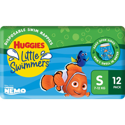 Huggies Little Swimmers Disposable Swim Nappies Small (7-12kg) 12 Pack