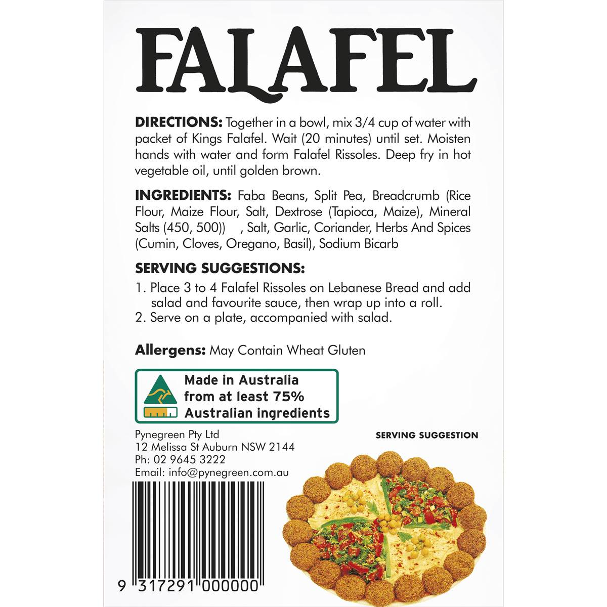 Kings Falafel Mix 200g