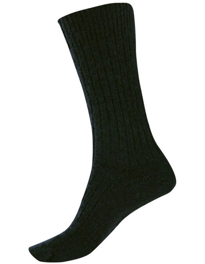 Alpaca Health Over The Calf Socks in Charcoal