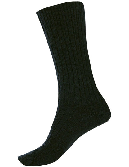 Alpaca Health Over The Calf Socks in Charcoal