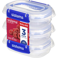 Sistema Klip It Plus Rectangle 180Ml 3 pack