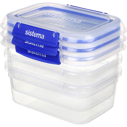 Sistema Klip It Plus Rectangle 1L x 3 pack