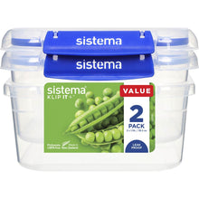 Sistema Klip It Plus Lunch Container 1.15L x 2 pack
