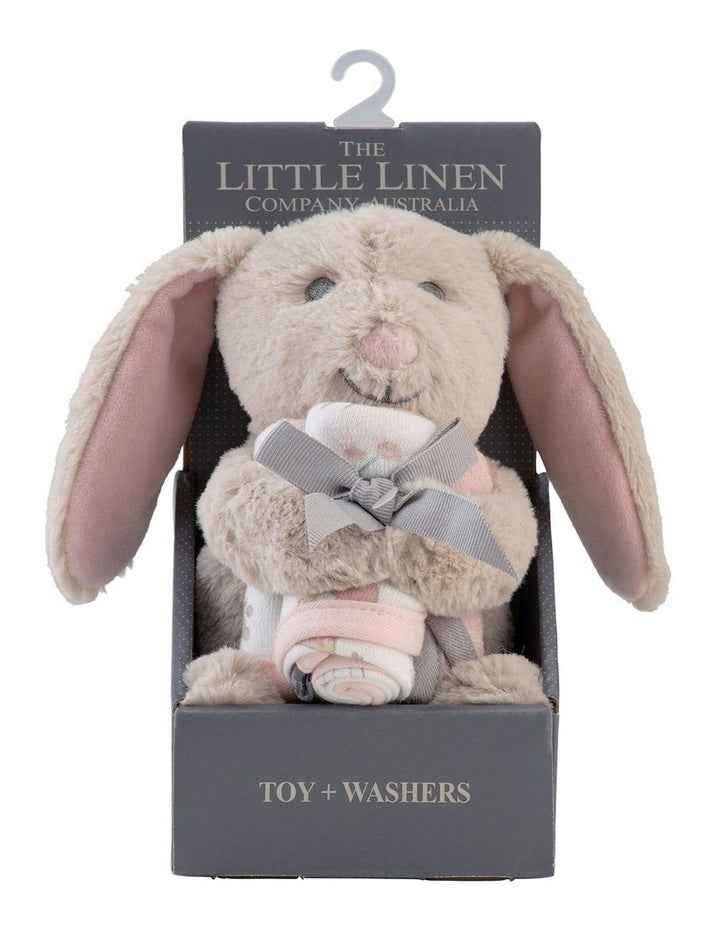 Plush Toy & Washers Harvest Bunny