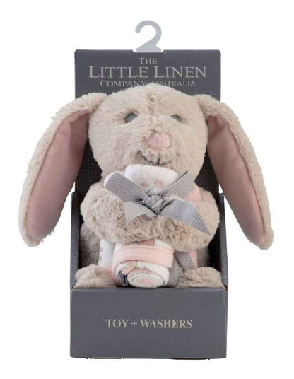 Plush Toy & Washers Harvest Bunny