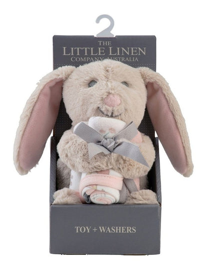 Plush Toy & Washers Harvest Bunny