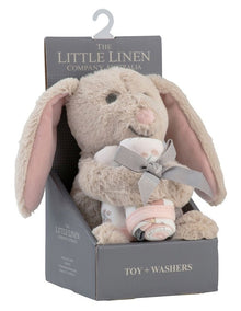 Plush Toy & Washers Harvest Bunny