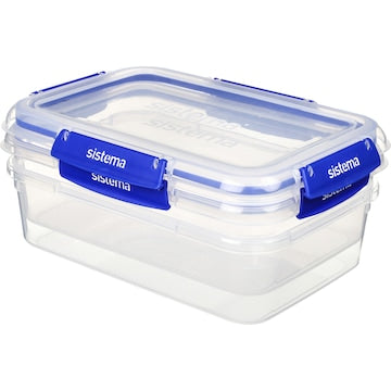 Sistema Klip It Plus Rectangle Food Container 2.2L x 2 pack
