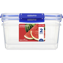 Sistema Klip It Plus Rectangle 3.35L 2 pack