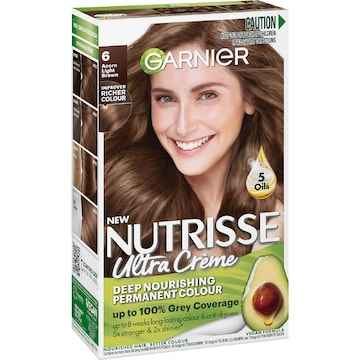 Garnier Nutrisse Permanent Hair Colour 6 Acorn each