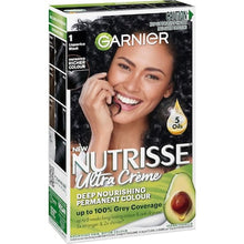 Garnier Nutrisse Hair Colour 1 Liquorice Black each