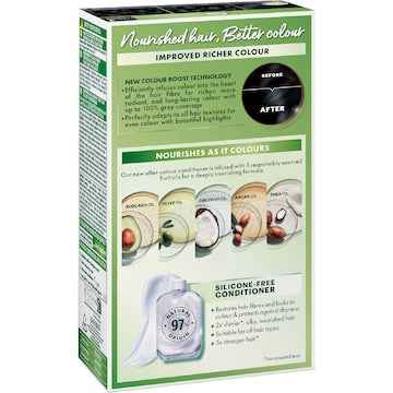 Garnier Nutrisse Hair Colour 1 Liquorice Black each