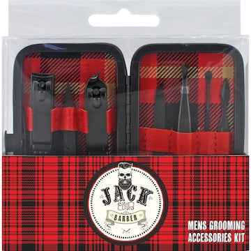 Jack The Barber Mens 7 Piece Grooming Kit each