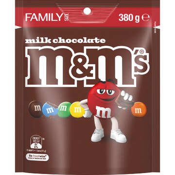 M&M's Milk Chocolate Snack & Share Bag 380g