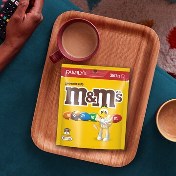 M&M's Peanut Milk Chocolate Snack & Share Bag 380g