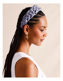 Weave Headband in Blue