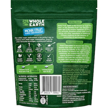 Whole Earth Monk Fruit Sweetener Granules 200g