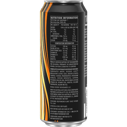 Mother Energy Drink Orange Dreamsicle 500mL