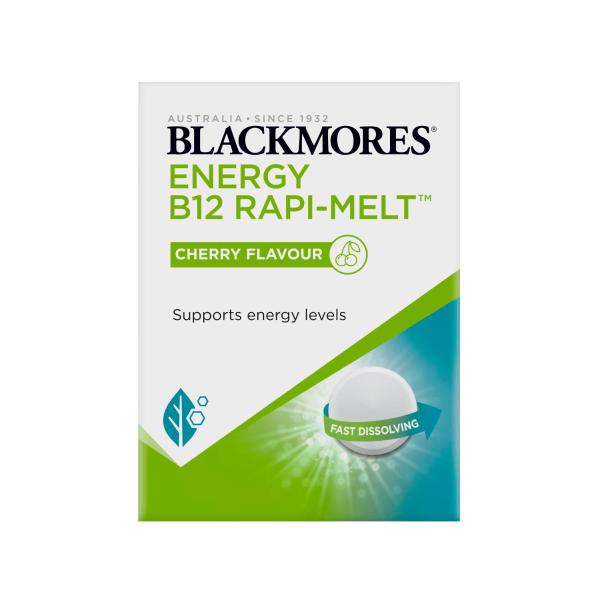 BLACKMORES RAPI MELTS ENERGY B12 60PK