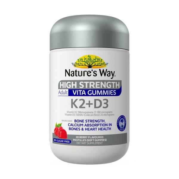 High Strength Gummies Vitamin D3+k2