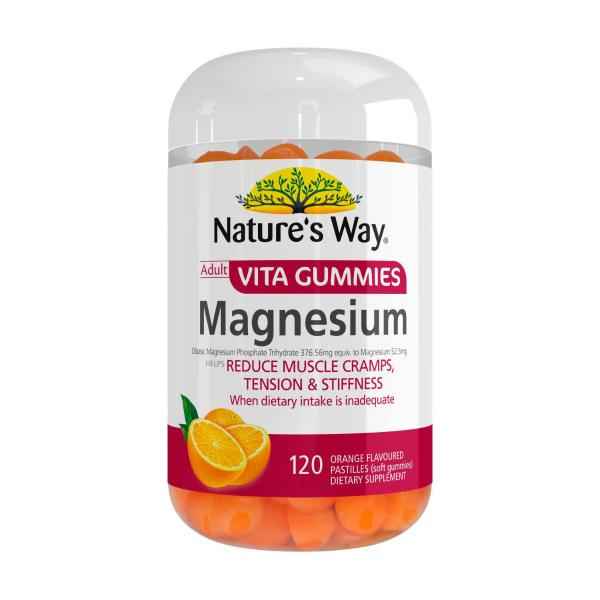 NATURE'S WAY ADULT GUMMIE MAGNESIUM 120PK
