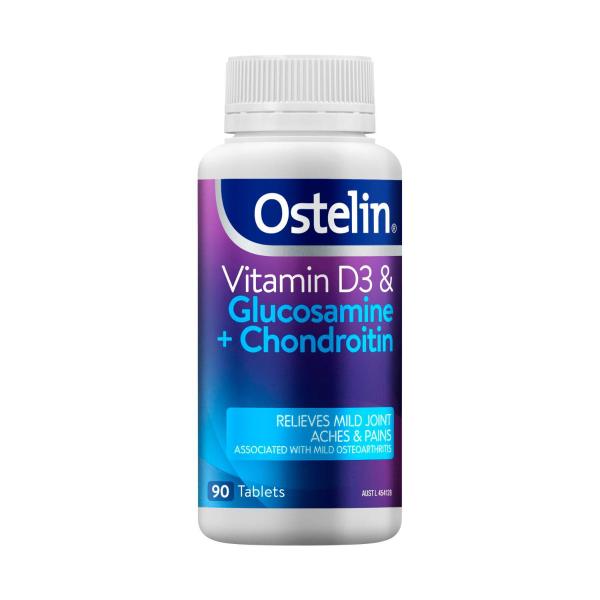 OSTELIN VITAMIN D3 GLUCOSAMIN & CHONDROITIN 90PK