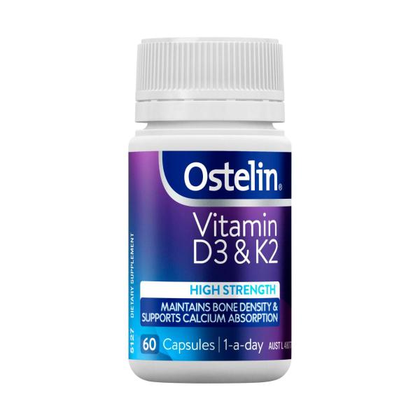 OSTELIN VIT D3 + K2 60PK